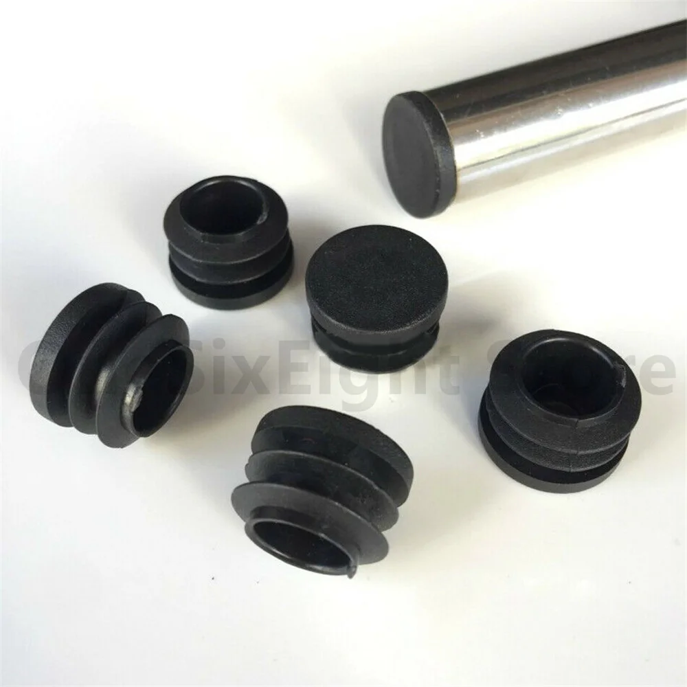 20mm 19mm Redonda Tubulação De Plástico Plug End Cap Post Leg Inner Plug Pipe Hole Cover