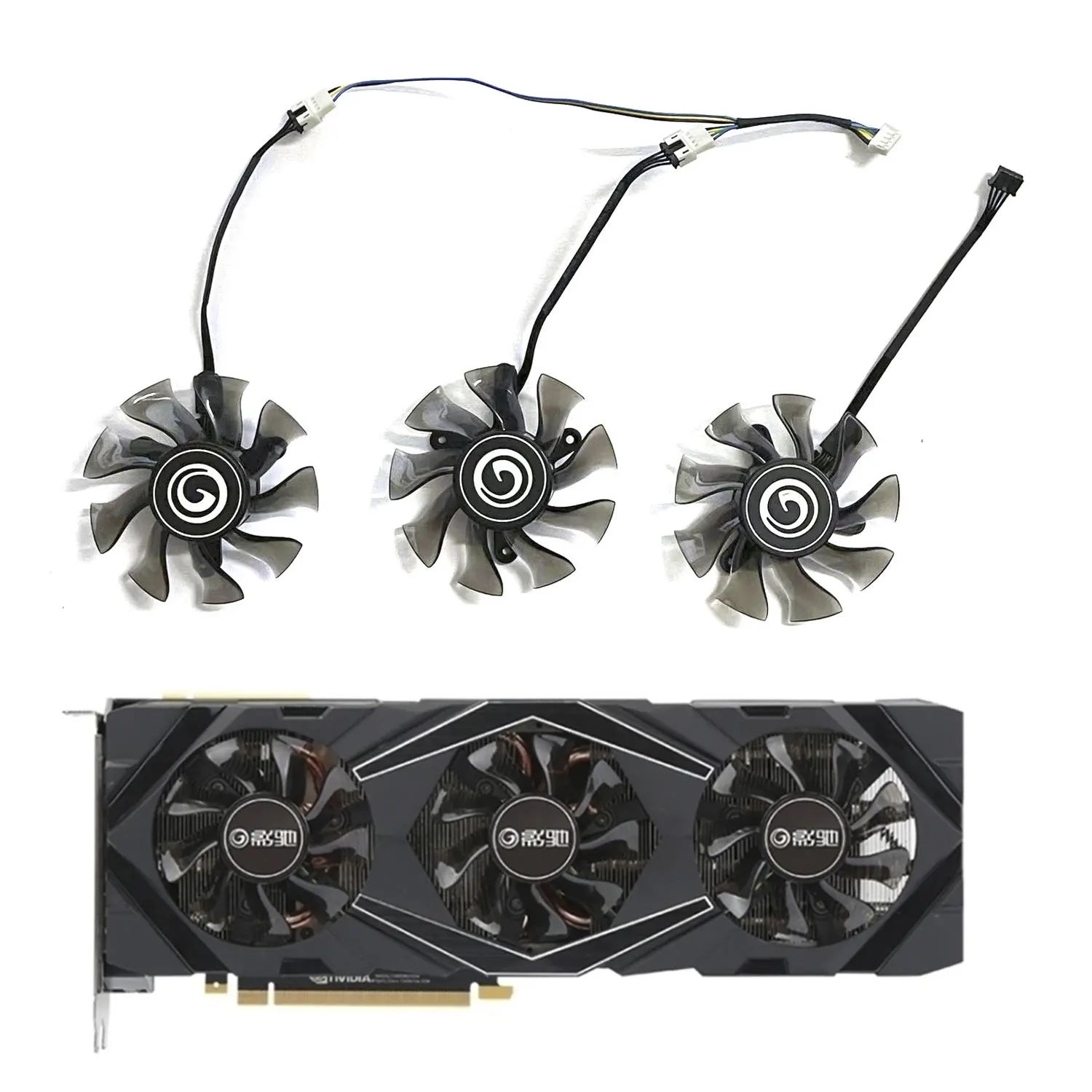 New 75MM 4PIN GA82S2H RTX 2080TI GPU Fan Suitable for KFA2 Galax Geforce RTX 2070 2080Ti SG Version Graphics Card Cooling Fan
