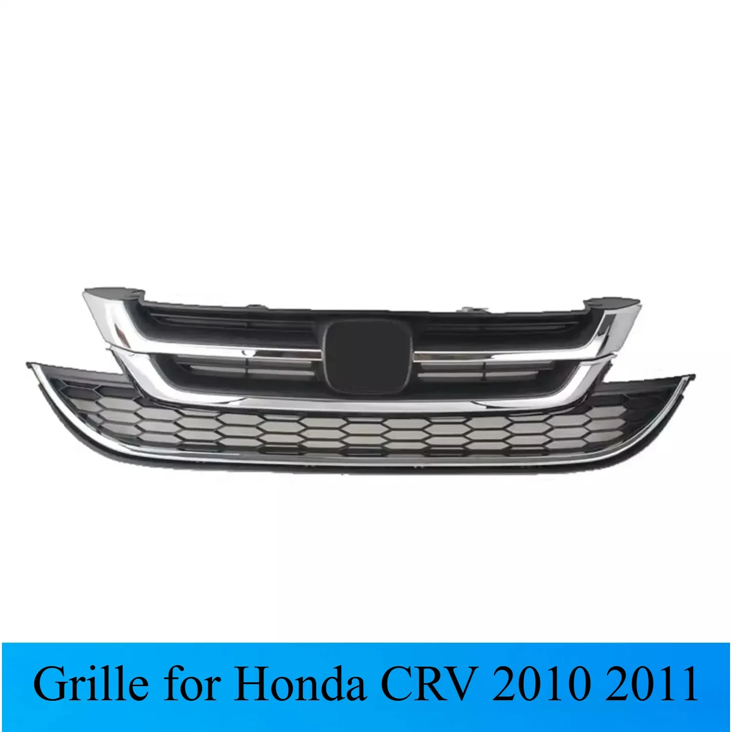 Car Front Bumper Grill Racing Grills Mask Radiator Grille for Honda CRV 2010 2011