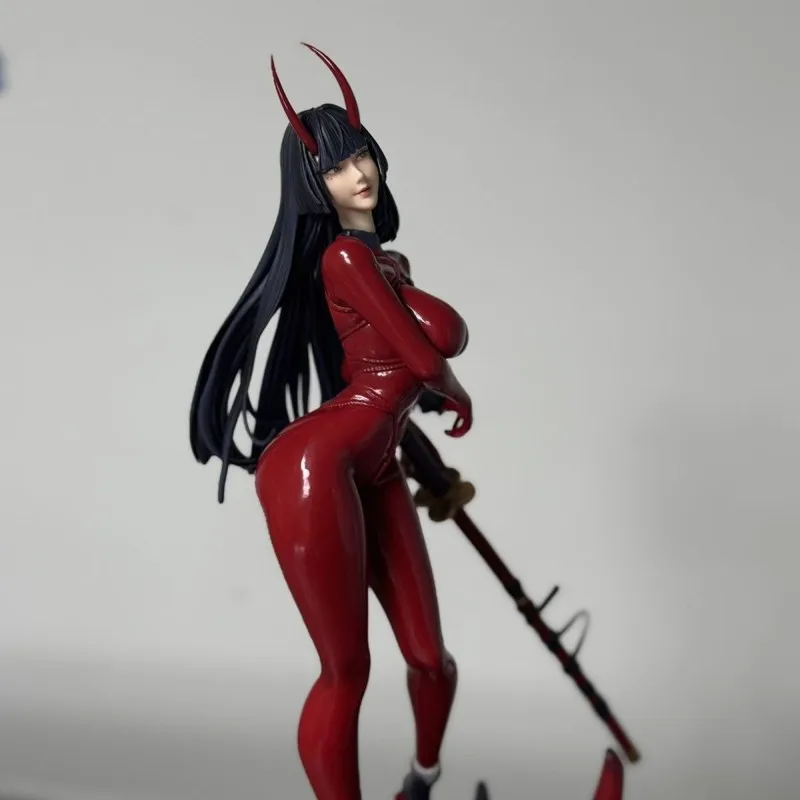 

Senji Muramasa Anime Figure Pretty Girl Latex Suit Statue Model Desktop Decor Pc Case Ornament Collectible Anime Merch Gift