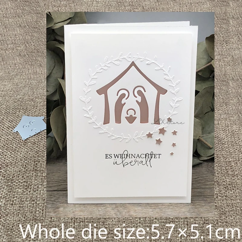 XLDesign Craft Metal Cutting Die cut dies Prayer chalet decoration scrapbook Album Paper Card Craft Embossing die cuts