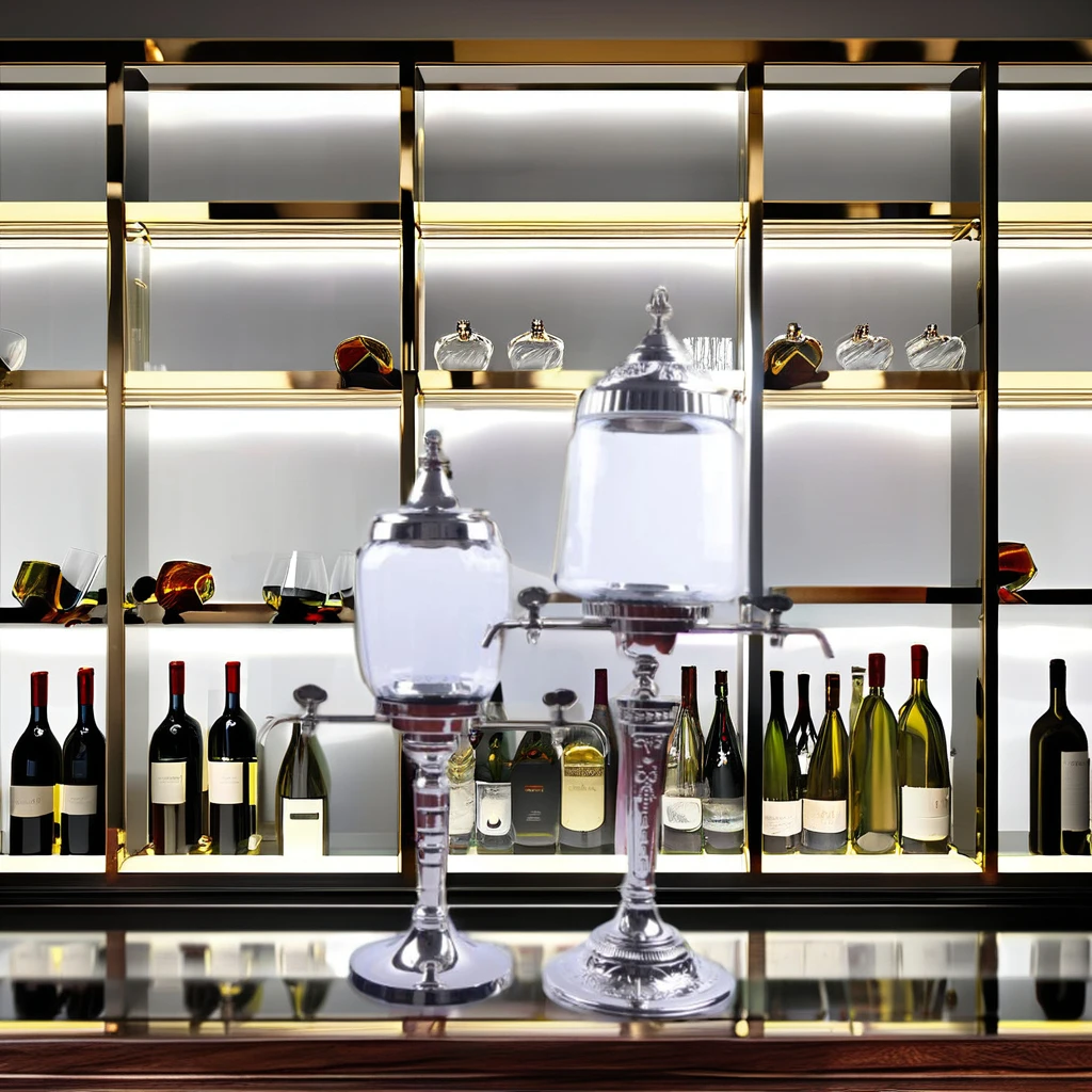 Genuine 1.5L environmentally friendly computer glass decanter transparent crystal design 2 classic alcohol wine gift custom logo