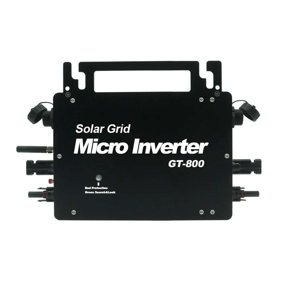 Imagem -06 - Micro Inversor Solar com Monitoramento de Aplicativos para Celular Inversor Grid Tie Interruptor Automático 16v50v dc 110v 230v 800w