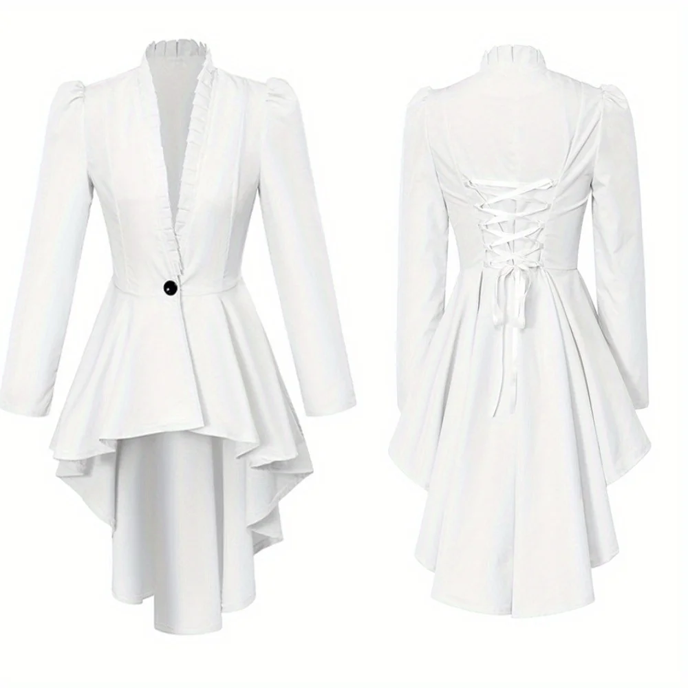 レディース スチームパンク テールコート - ゴシック ヴィクトリア朝 中世 レトロ コスチューム、ハロウィン ボール コスプレ衣装