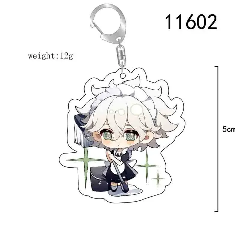 New Anime Danganronpa V3 Keychain Cosplay Accessories Cartoon Figures Dangan Ronpa Pendant Key Chain Bag Keyring Jewelry Gift