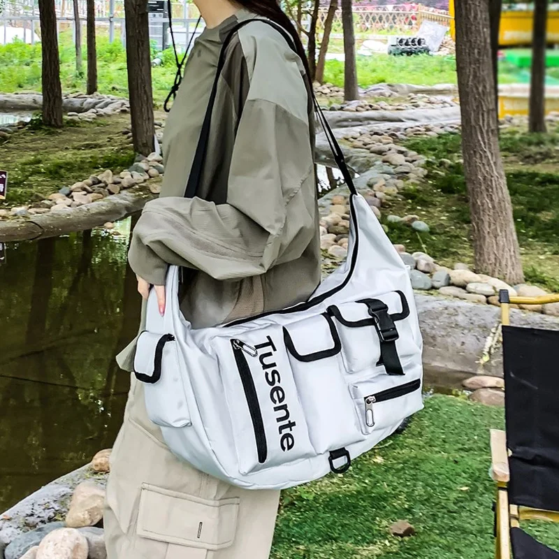 

Gym Sports Shoulder Bag Large Capacity Travel Hiking Communting Camping Crossbody Bags Leisure Outdoor Trip Weekend Luggage Pack