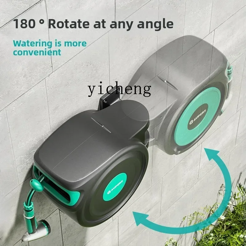 

Fully automatic telescopic circulating water pipe truck, garden car wash, watering water gun, handicraft