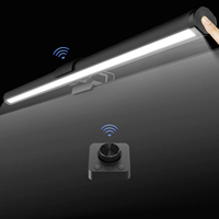 Eye-Caring Computer Monitor Light 44cm Aluminum Knob Remote Table LED Task Lamp USB Magnetic Light No Glare Office Desk Lamp