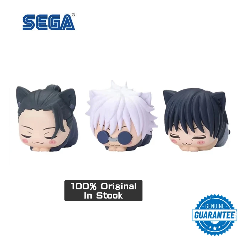 

Genuine Original SEGA 4cm Anime Jujutsu Kaisen Gojo Satoru Geto Suguru Fushiguro Megumi Q Verision Kawaii Figures Toys Model