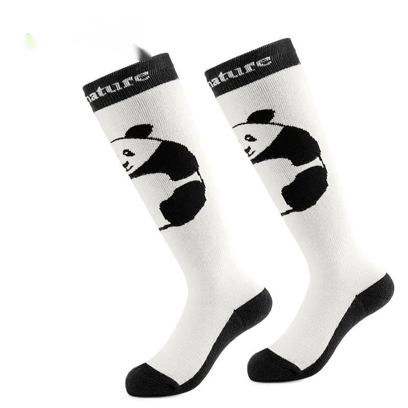 Tuoye Fun Children's Skiing Socks for Boys Girls, Long Warm High Tube Breathable Elastic Sports Socks, Autumn and Winter_voghion.com