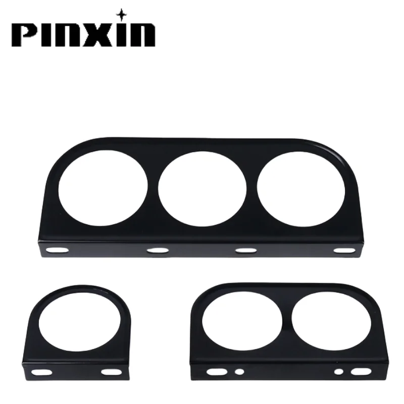 PinXin 52MM Universal One/Two/Three Auto Modified Meter Cup Black,Car Gauge Holder for 2-Inch Triple /Double/ Single Hole Meter