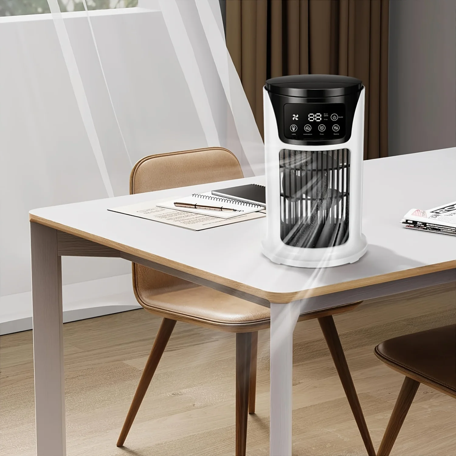 Climatiseur refroidisseur USB portable avec humidificateur - Solution de refroidissement compacte