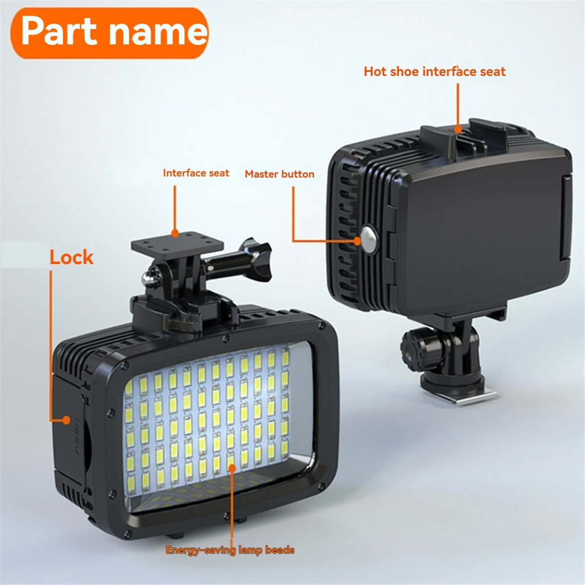 

TCE SL-101 High-Intensity 1800LM LED Diving Light Waterproof 40m for for Underwater Video and Photography A