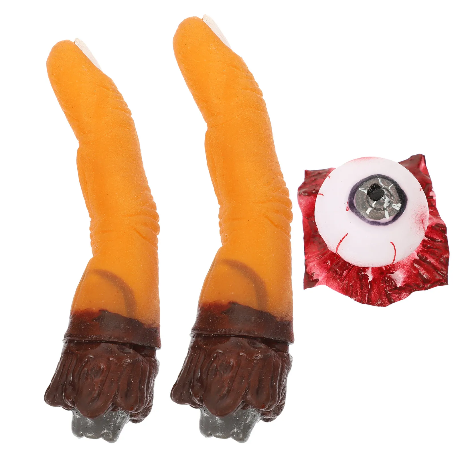 

3 PCS Halloween Organ Props Human Simulation of Decorations for Escape Room Body Parts Desktop