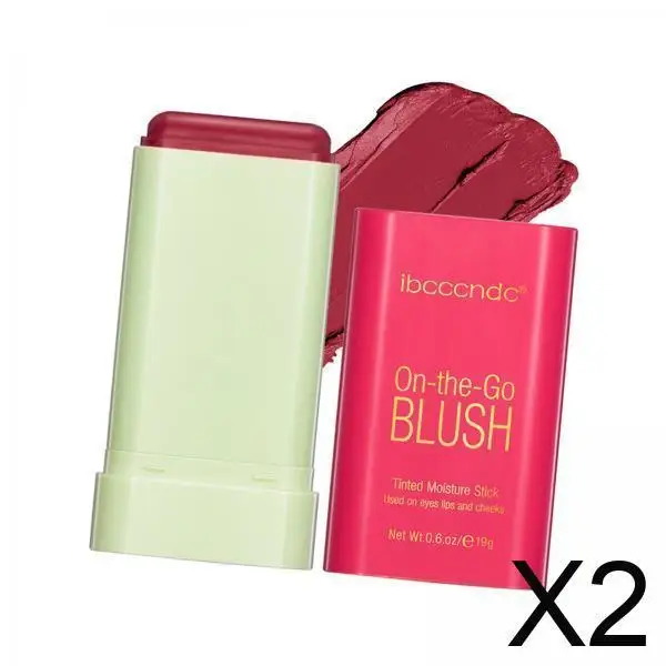 أحمر الخدود المحمول كريم أحمر الخدود منتج مكياج رطب قابل للبناء للنساء للوجه متعدد الاستخدامات #1