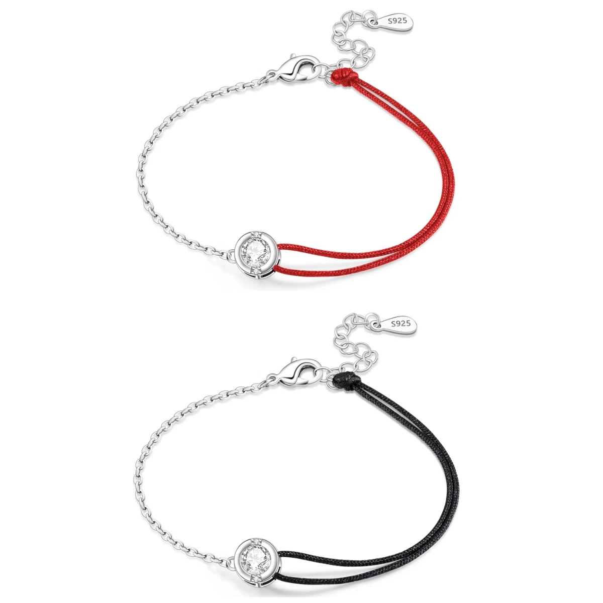 PANPOKI Neues Armband aus 925er-Sterlingsilber mit asymmetrischem Design, Kettenglied-Armband für Damen, Schmuck, Party, trendige Geschenke zum Jahrestag