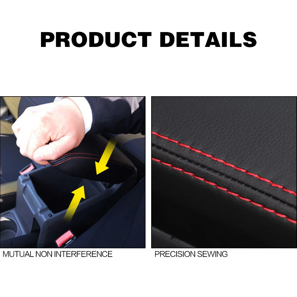1X Car Armrests Box Cover Decoration Interior Accessories For Toyota Corolla E140 E150 E170 E210 2007 - 2023 2014 2015 2016 2017