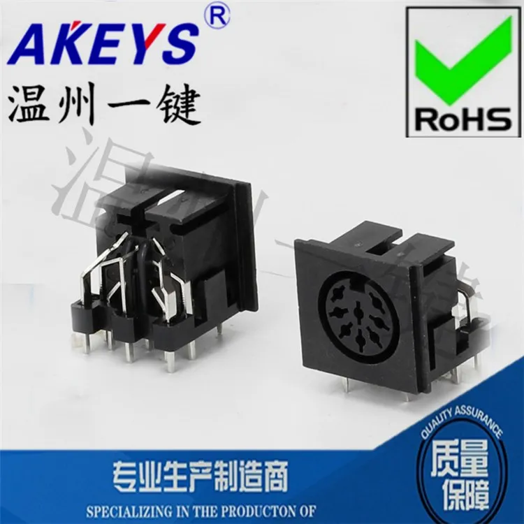 DS-8-03-1 Square SD Terminal Connector Generous 8-Core 10-Pin Socket 8pin Pin DIN USB