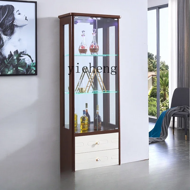 wine cabinet living room wall display cabinet modern simple storage decoration cabinet