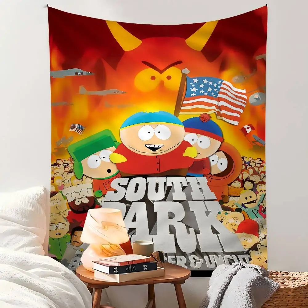 

South Park Animated Printed Large Wall Tapestry Wall Hanging Decoration Household Decor Blanket