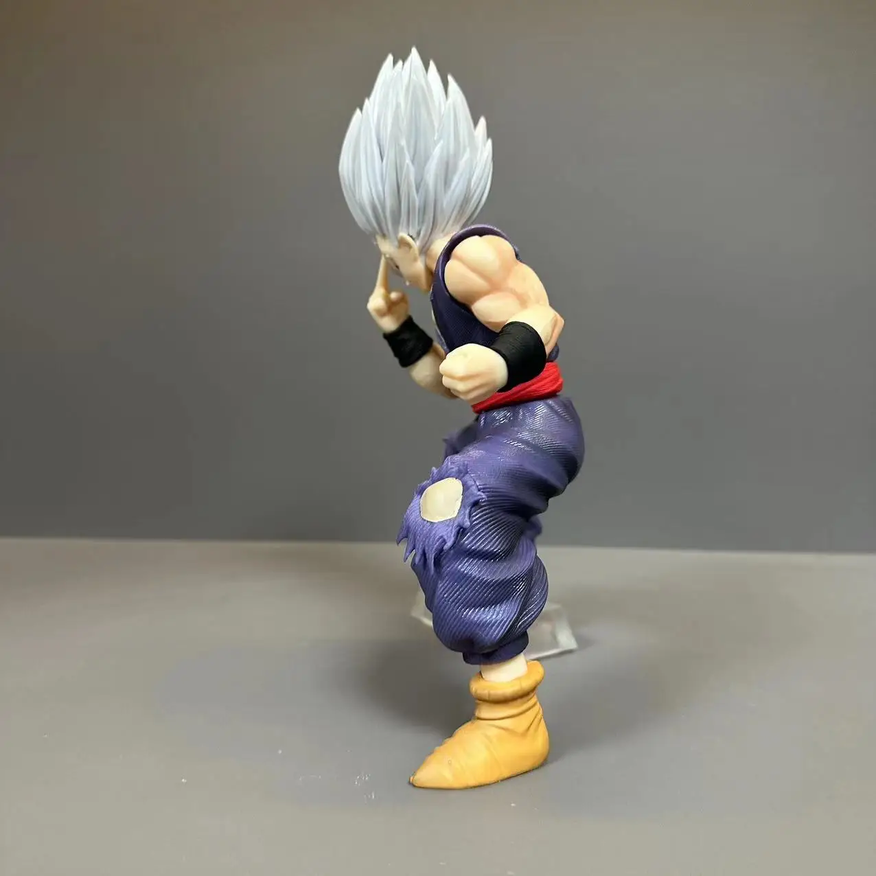 Figuras de acción de Dragon ball Z, 21cm, Son Gohan en cuclillas