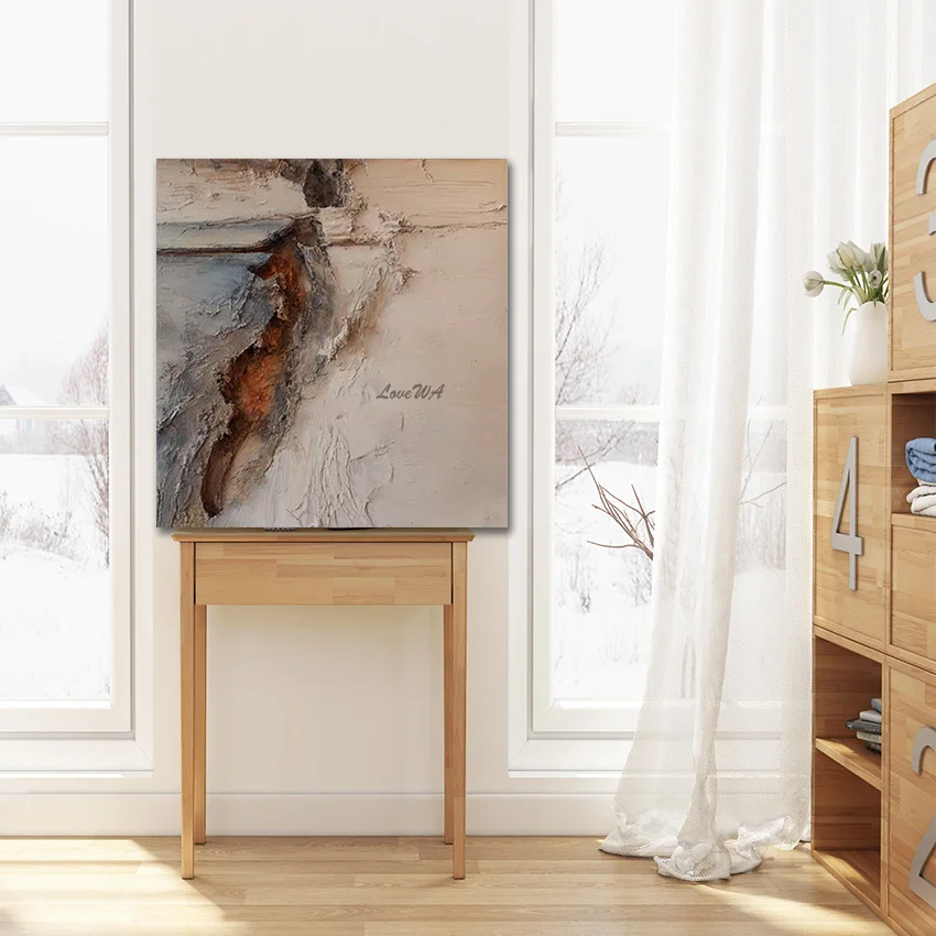 

Стена на холсте, толстая акриловая текстура, ручной рисунок, абстрактные картины, современный дизайн, без рамки, оптовая продажа, высокое качество изображения