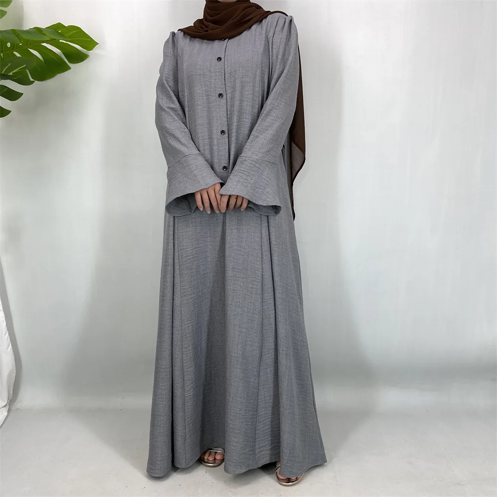 

Длинное платье-абайя для мусульманок, турецкий кафтан, одежда для Рамадана и Ид, исламская одежда, арабский халат, женский кафтан, платья-джалабия