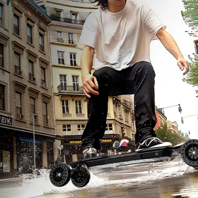 V4/V6/V6pro/V8/V10 Electric Skateboard with Remote, 250W/450W/500W/1200W/3000W Brushless Motor, 9Mph/12Mph/30 Mph /32M image 6