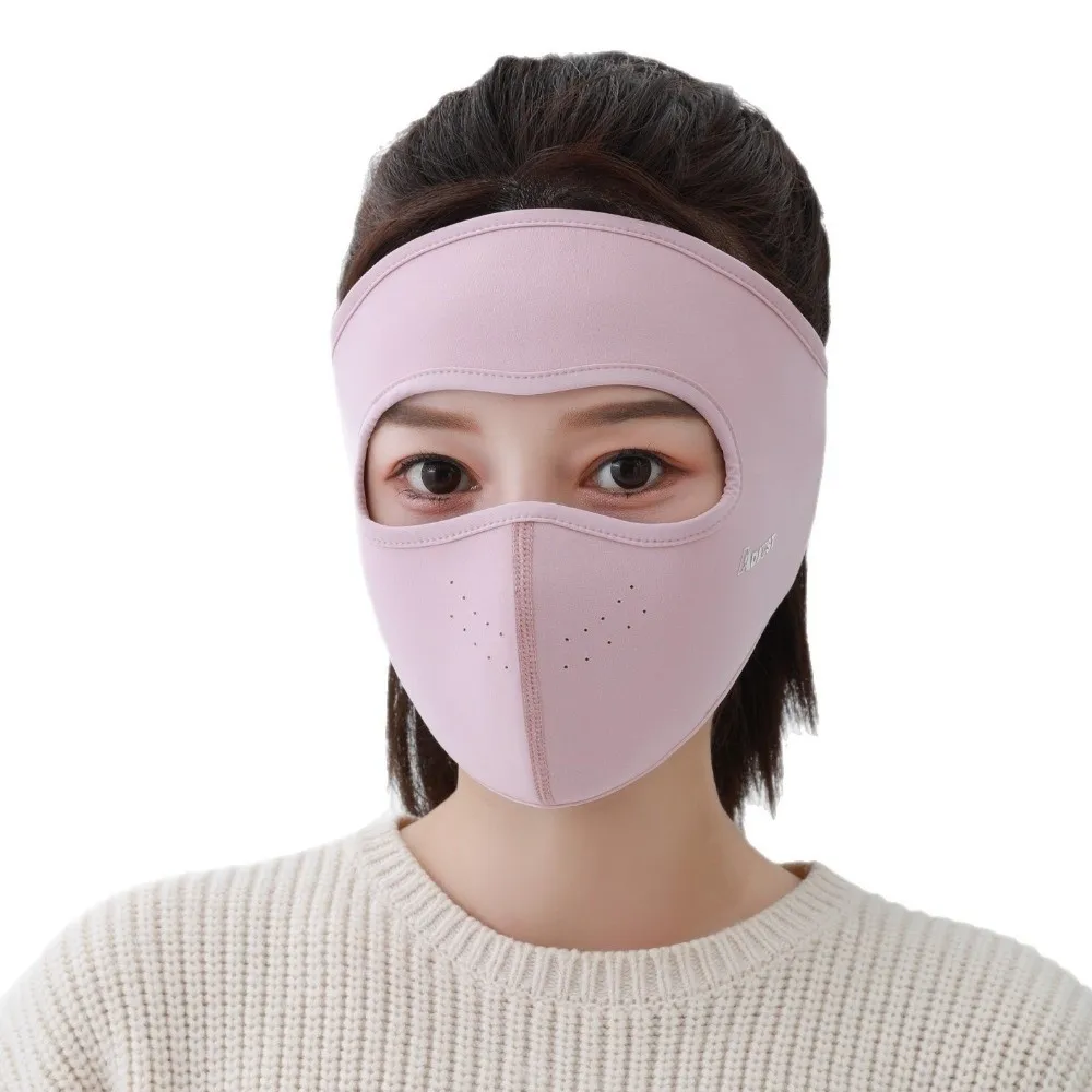 Maschera unisex autunno inverno Maschera integrale calda e traspirante Maschera da ciclismo antipolvere anti-freddo Protezione per le orecchie