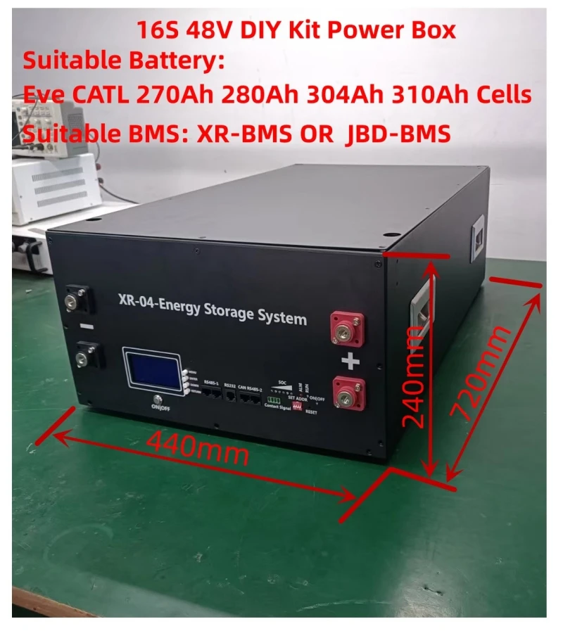 Lifepo4 Lithium-Batterie 8S 16S 24V 48V Smart BMS mit Balancer, Bluetooth, LCD, RS232, RS485, CAN-Kommunikation für Wechselrichter und PC – Detail 20