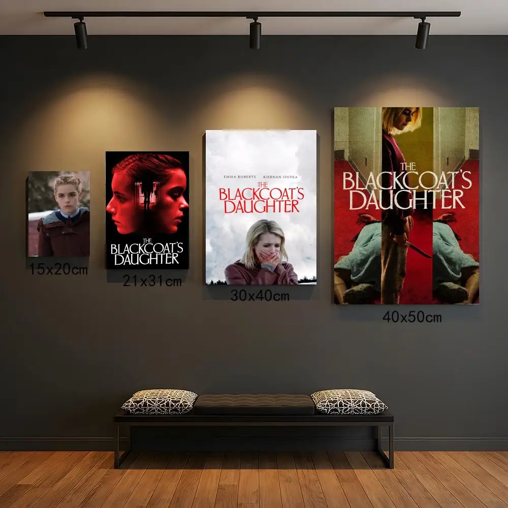 classic movie T-The Blackcoats Daughter-R Poster Peel and Stick Wall Art for Cafe Office Bar and Home Decoration