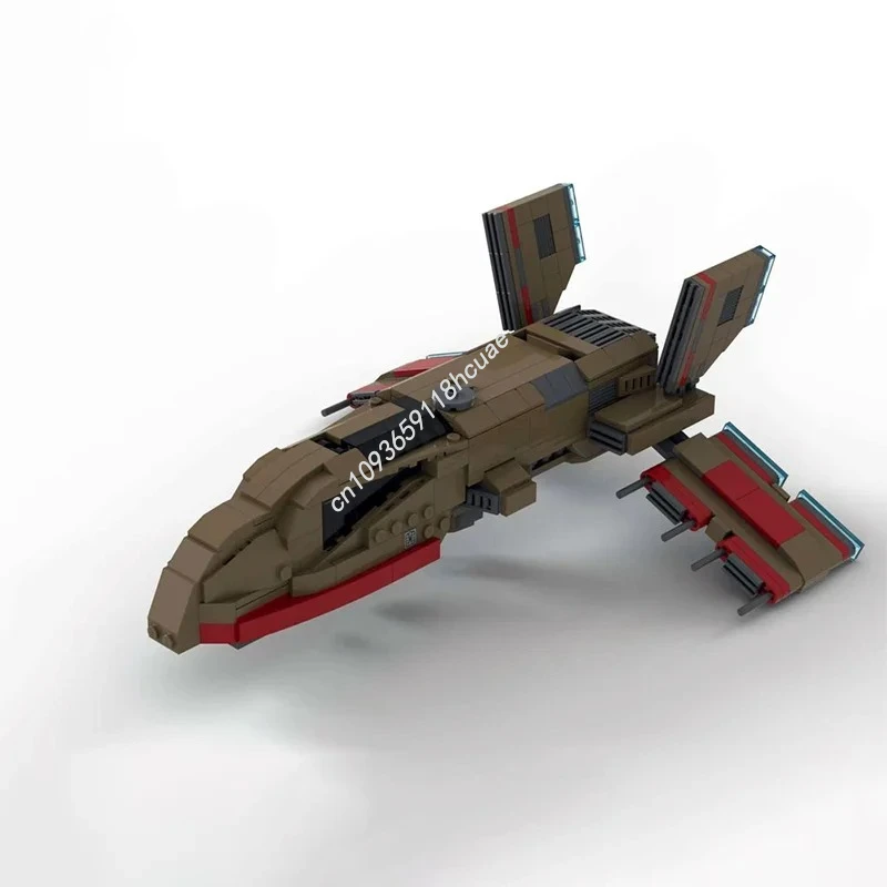

526pcs Space Series The Moldy Crow Transport Aircraft Model Moc Building Blocks Originality Assembly Bricks Birthday Toys Gifts