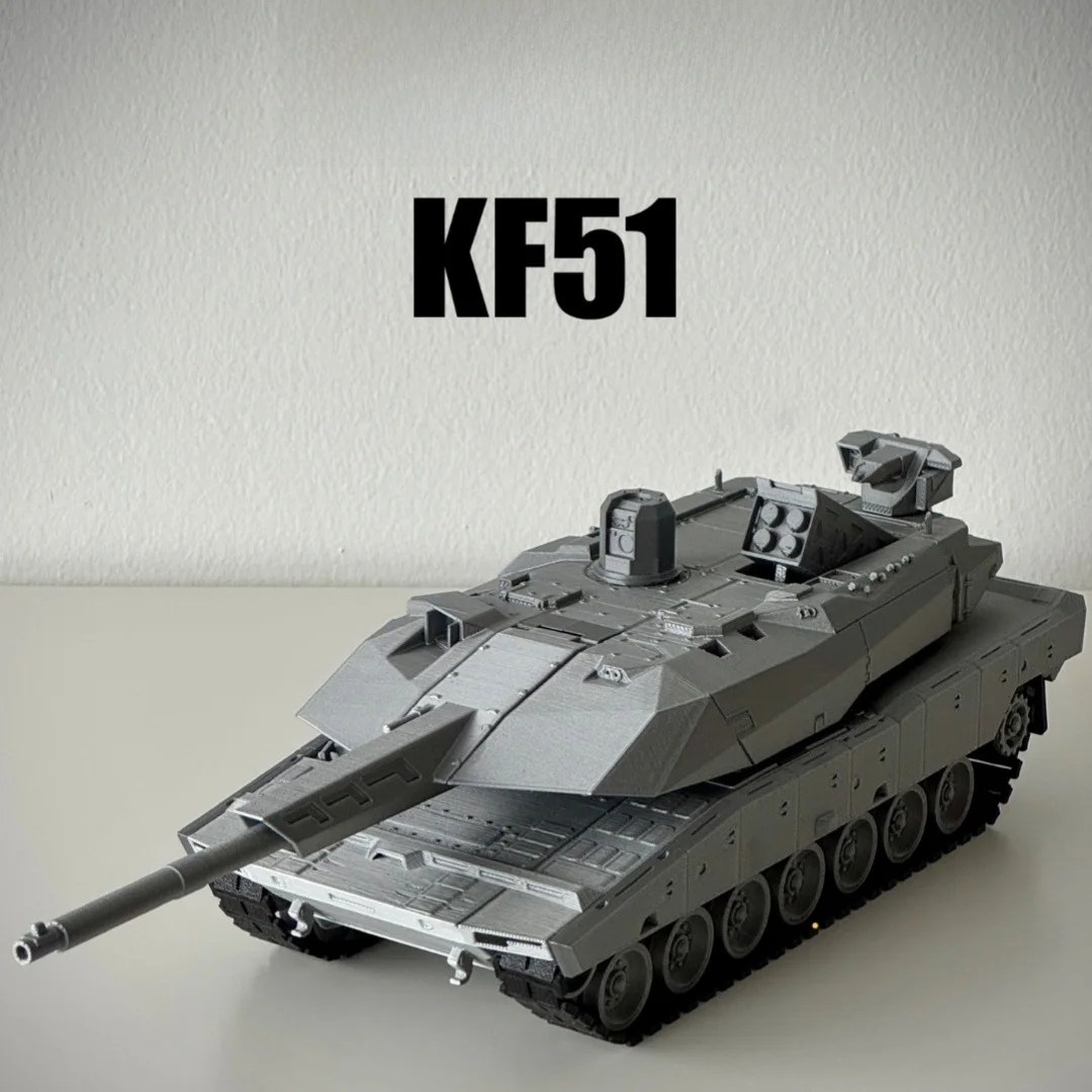 

Finished Black Panther Tank KF51 Main Battle Tank Military Model Toy Gift Star Diamond Blocks Tank/War Tank/Weapon Model