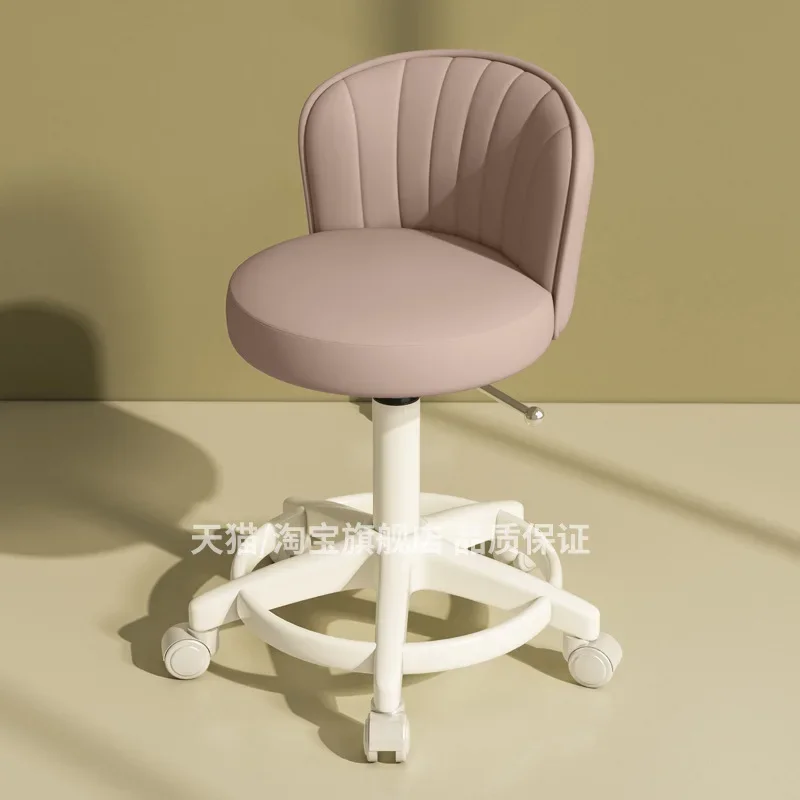 

Stool Back Chair Lifting Big Work Chair Pulley Home Stool Nail Salon Barber Shop Bar Chair household goods