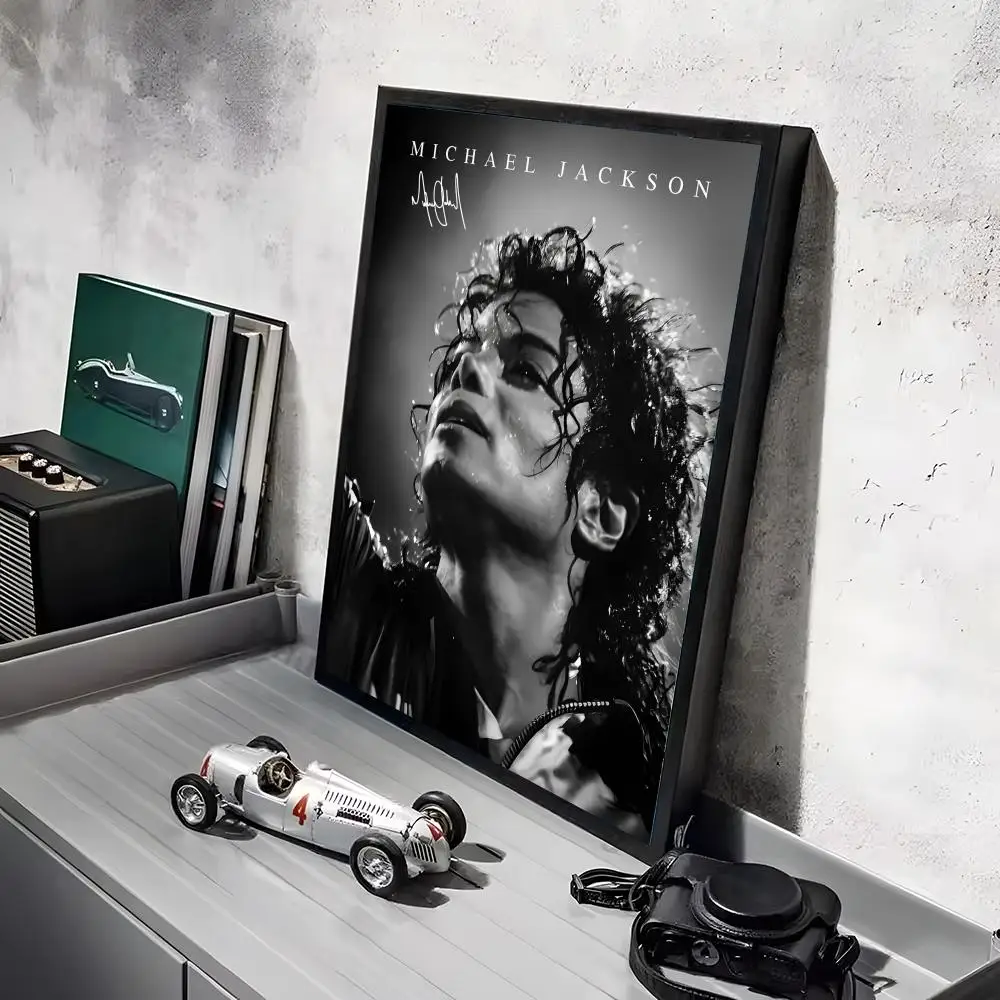 M-Michael J-Jackson Singer Poster-Aufkleber, Gemälde, Wandbild, HD-Wandaufkleber für Schlafzimmer, Wohnzimmer, Zuhause, selbstklebend, Dekor, Geschenk – Detail 7