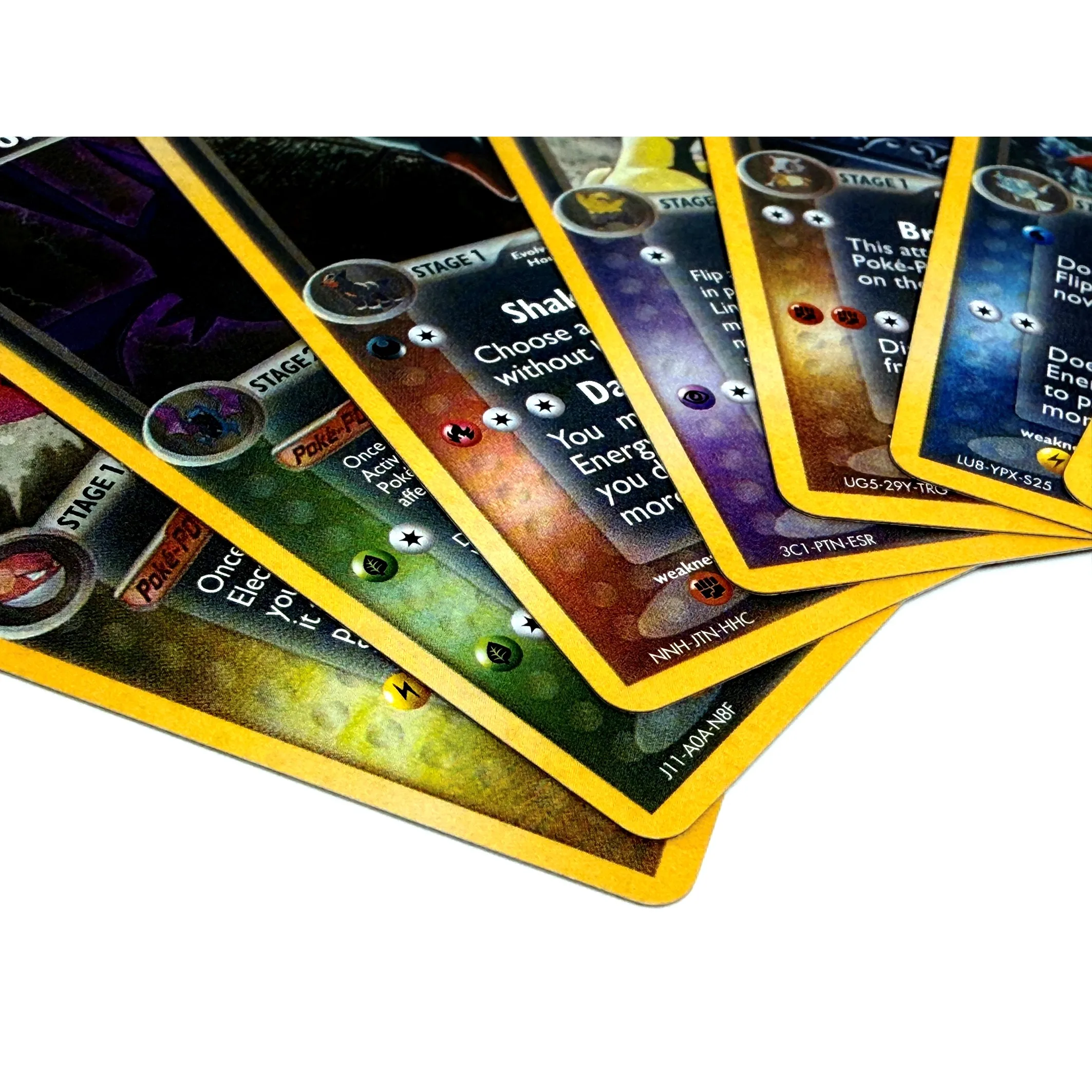 9PCS Pokemon Dark Proxy Cards  - đánh giá và giá Vintage Pokemon Collectible