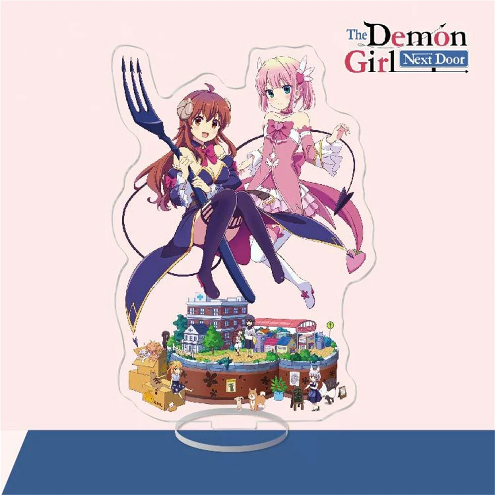 15CM Anime Machikado Mazoku Acrylic Stand Model Cosplay Characters Ornament  Accessories Goods Collection Gifts