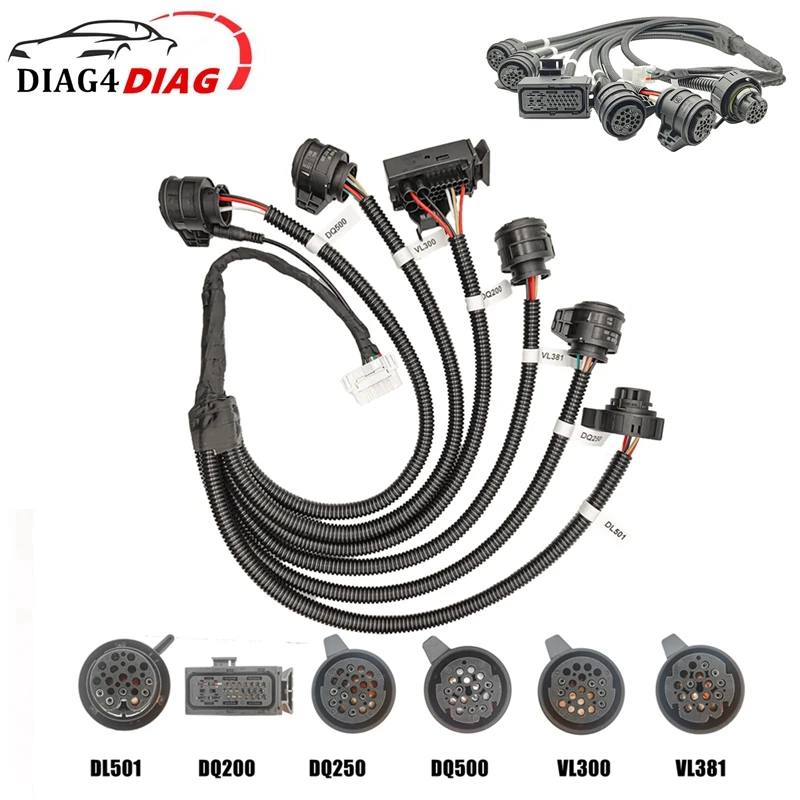 

Gearbox Adapter Cable For VAG OBD2 Converter Cable for DQ250 DQ200 VL381 Car Spare Parts Accessories Read and Write Work for VAG