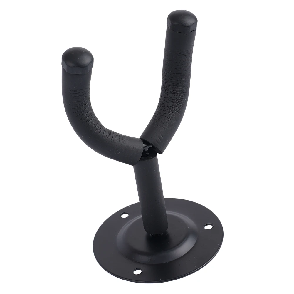 Wall Mounted Guitar Hanger Stand with Foam Cover Ideal for Displaying and Safely Storing Your Acoustic Electric and Bass Guitars