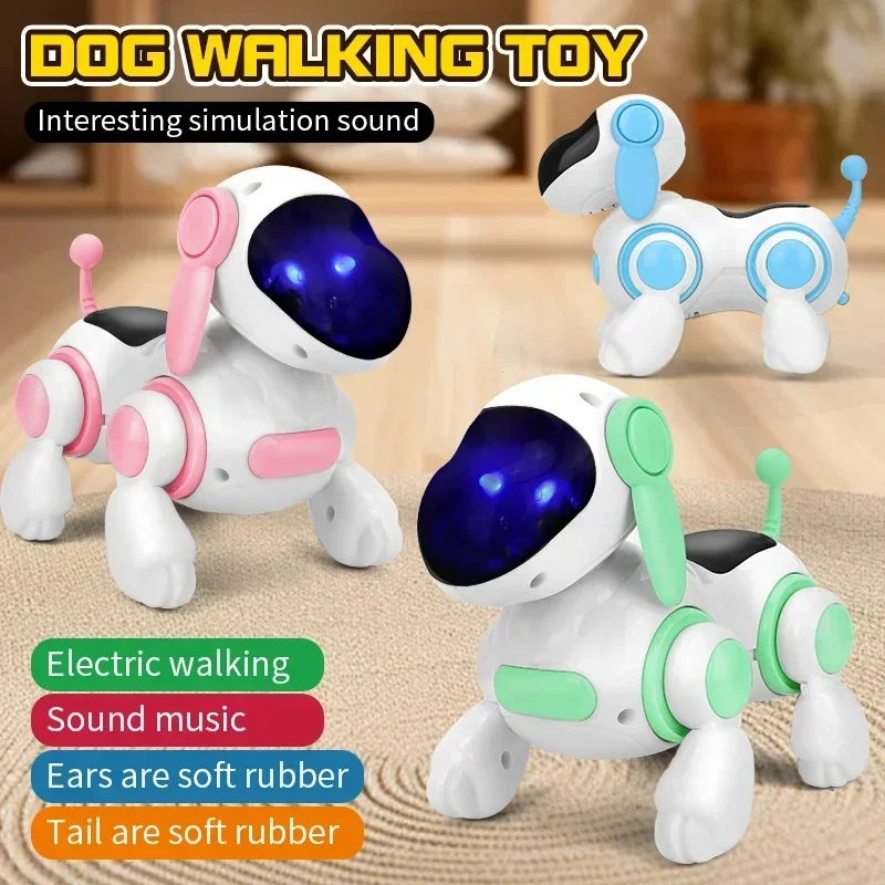 Robot Electronic Dog Robot Dog Stunt Walking Dancing Toy Intelligent Touch Remote Control Electric Pet for Children's Toys