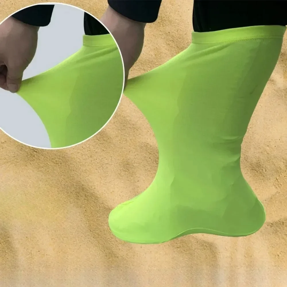 High-Top-Schuhüberzüge, elastisch, für Outdoor-Wanderstiefel, Anti-Sand, Schnee, Strand, staubdichte Ausrüstung für Wüsten-Geschenk, Schuhschutz – Detail 5