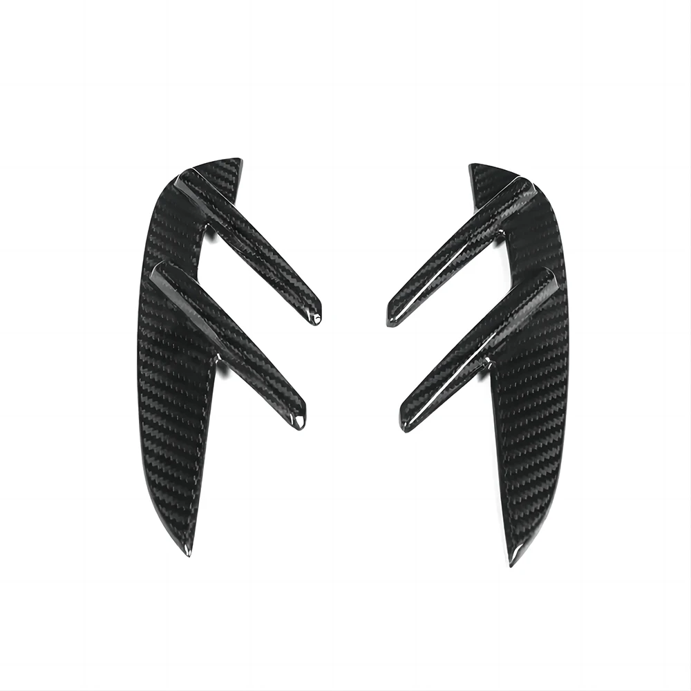 Dry Carbon Fiber Side Fender Air Vents For BMW 20-23 G80 G82 G83 M3 M4 OEM Style Sticker Add On