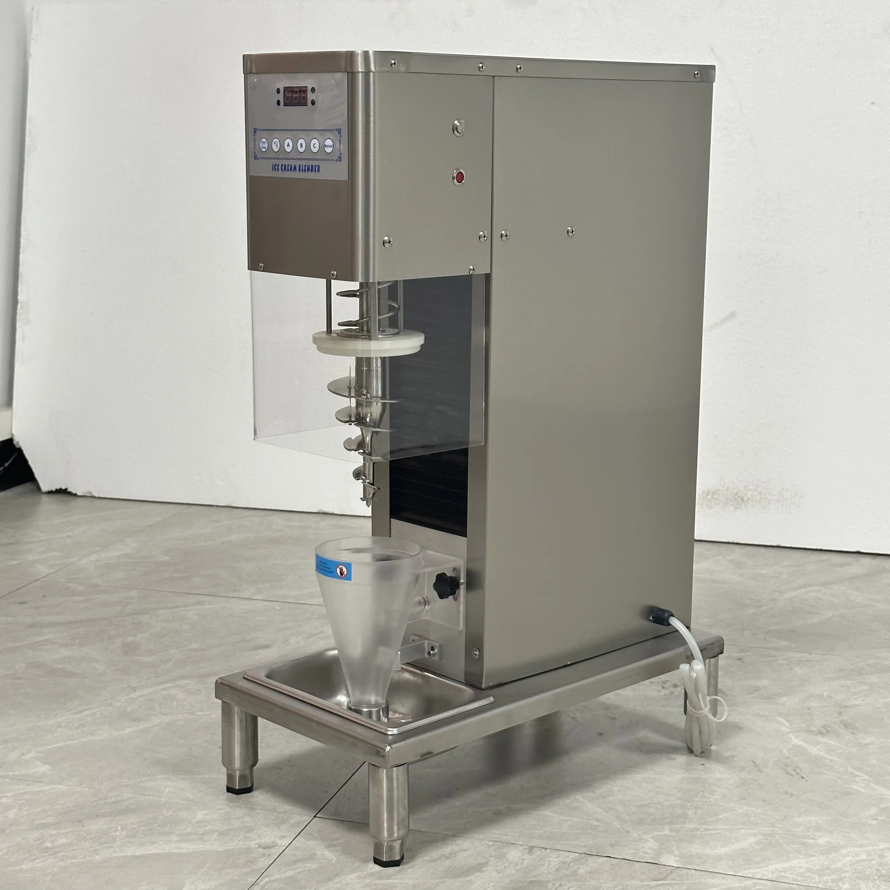 220V 60HZ 750W Ice Cream Mixer, Available in Manual and Fully Automatic Versions, for Ice Cream, Yogurt and Cream Mixing