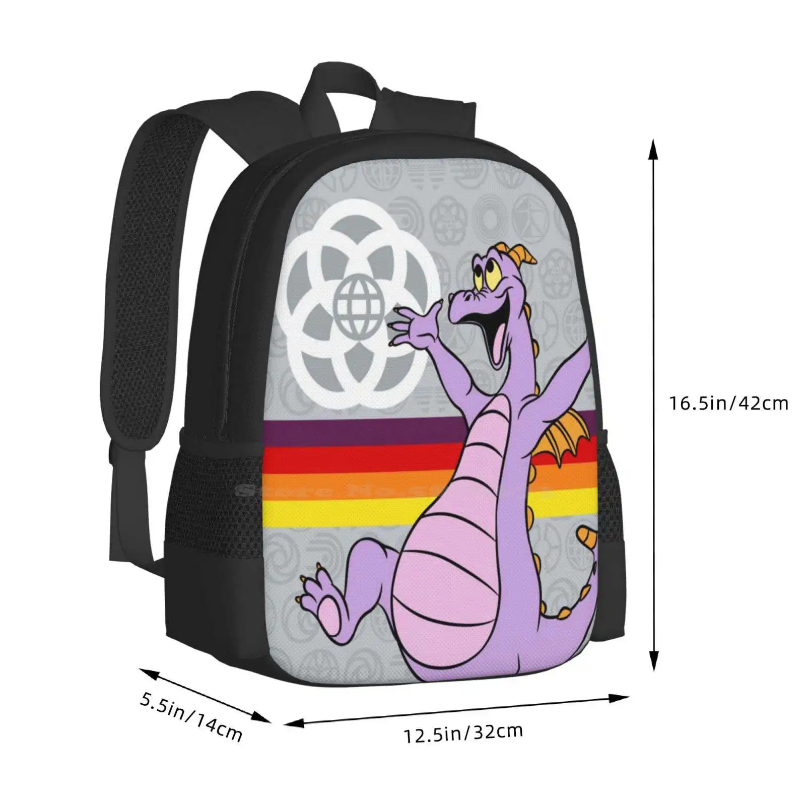 ¡Yay Figment! Mochilas escolares para adolescentes, bolsas de viaje para niñas, Figment