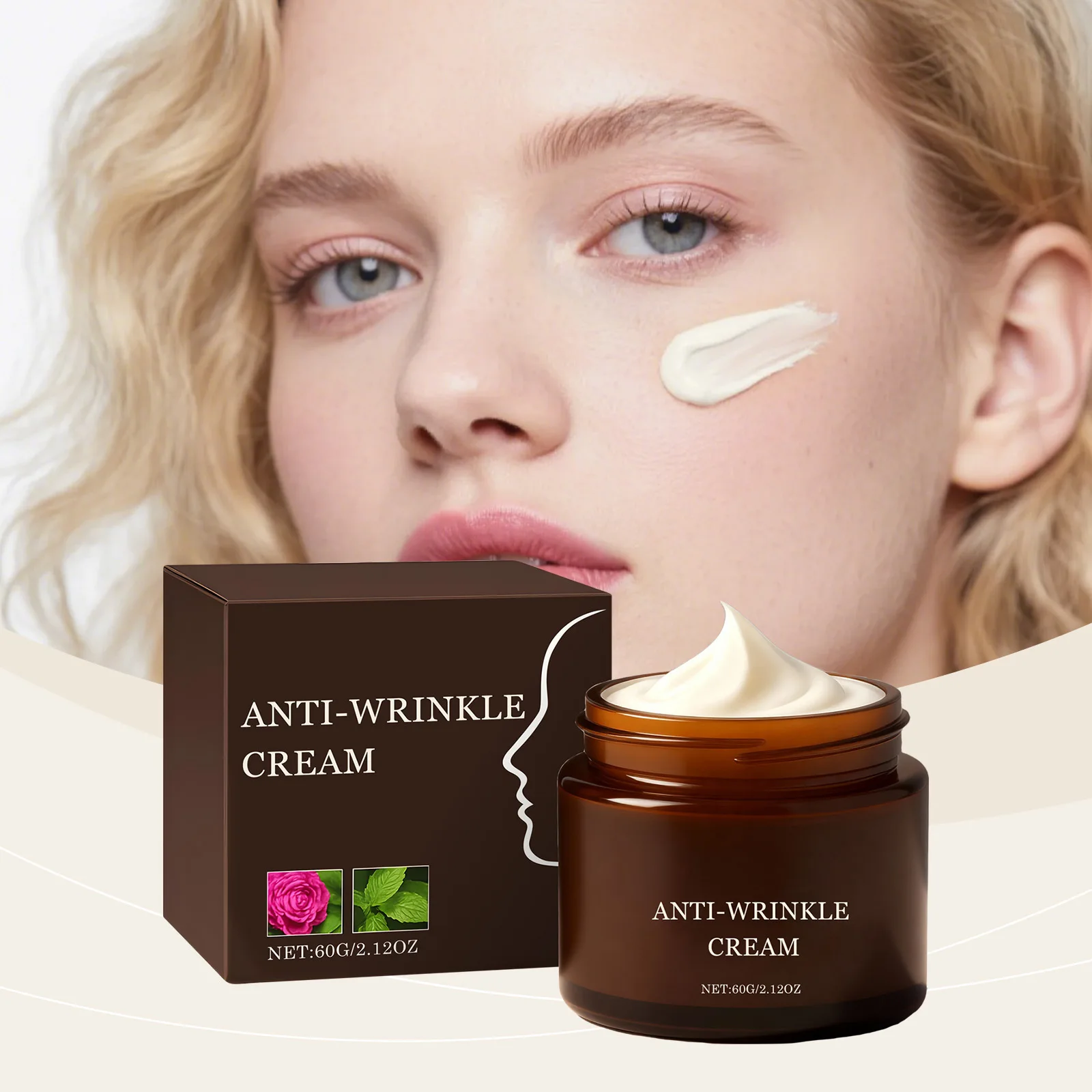 

Retinol Moisturizing Face Cream Reduce Fine Lines Improve Skin Condition Smooth out Skin Texture Soothing Facial Nourish Lotion