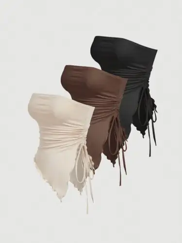 Imagen 2 del producto Nuevo top sin tirantes de 3 piezas para mujer.