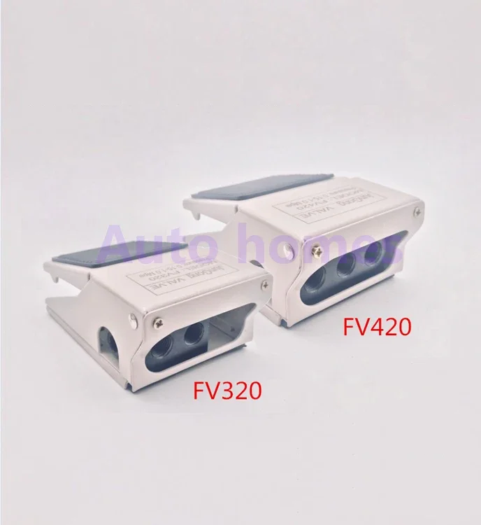 4 way/3 way 2 position Pneumatic control air foot switch/locking pedal switch 1/4 inch BSP FV420 FV320 Manual valve with fitting