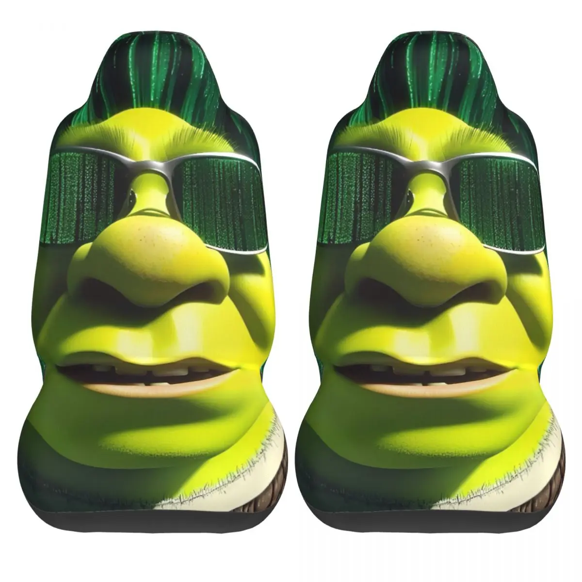 

Shreks Pun Car Seat Covers Stretch 2 Pcs Auto Seat Covers Cute Winter Polyester Cover