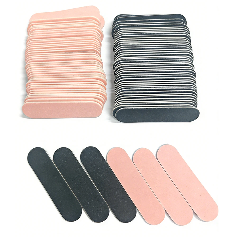 50/100/200 Piezas Mini Limas de Uñas 100/180 de Doble Cara, Limas de Esmeril para Manicura, Pedicura, Arte de Uñas, Herramientas para Pulir y Dar Forma