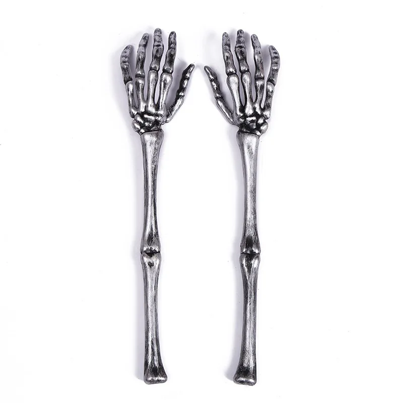 Skelet Handdecoratie Prachtige afwerking Faux Human Bone Arm Decoratie Props Eenvoudig ontwerp Halloween Skeleton Arm Props